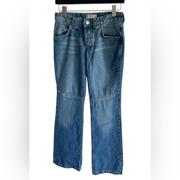 free people CRVY High-Rise Straight Jeans - Picture 3 of 14